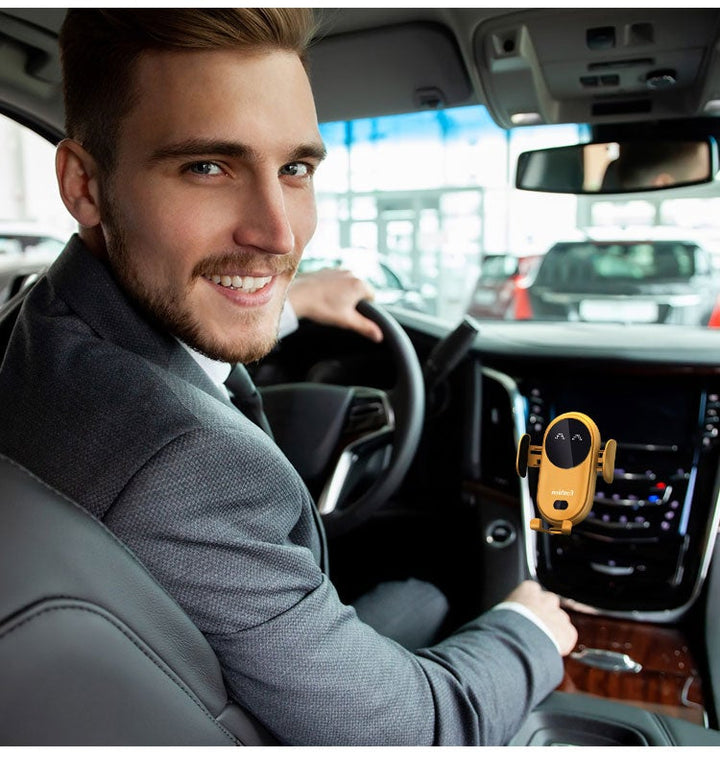 Smart Wireless Auto-Sensing Auto Håndholdt Holders Lader | Skanto