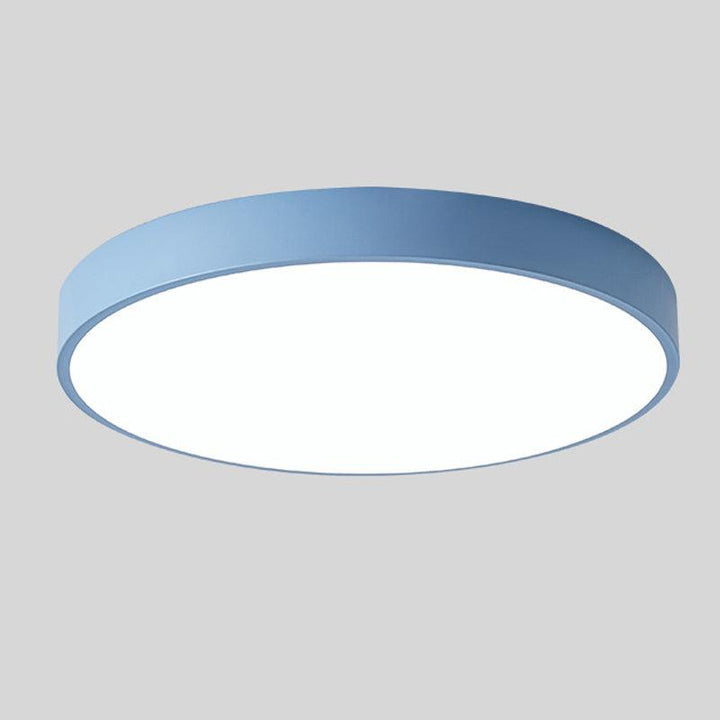 Skanto | Skandinavisk Sirkulær LED Taklampe | Myk Belysning, Minimalistisk Design & Ideell for Soverom og Arbeidsområder