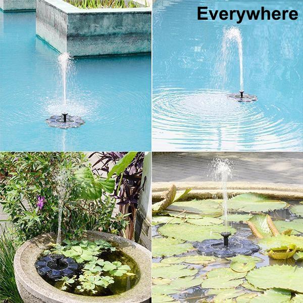 Skanto | Solar Bionic Fountain for Gardens Fødselsbad for Gulv / Grunn