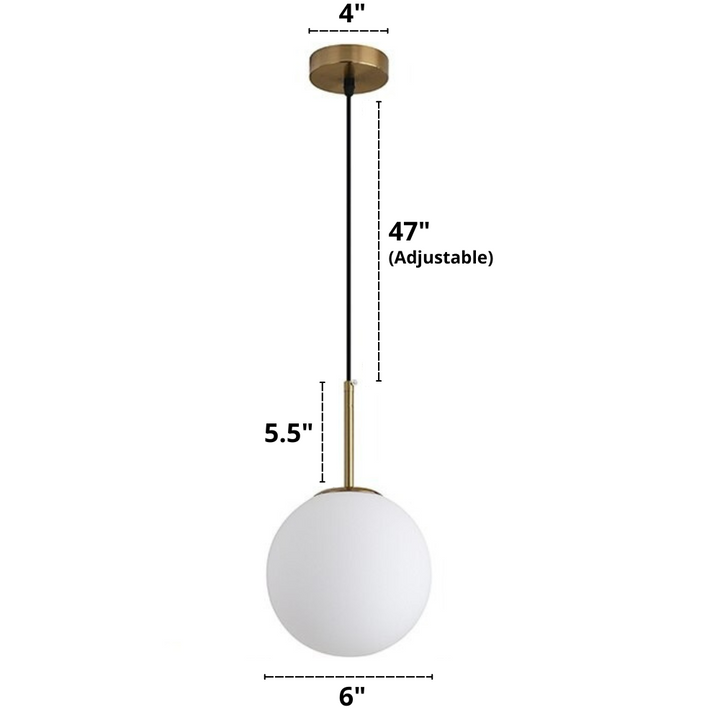Moderne nordisk glass pendellamper