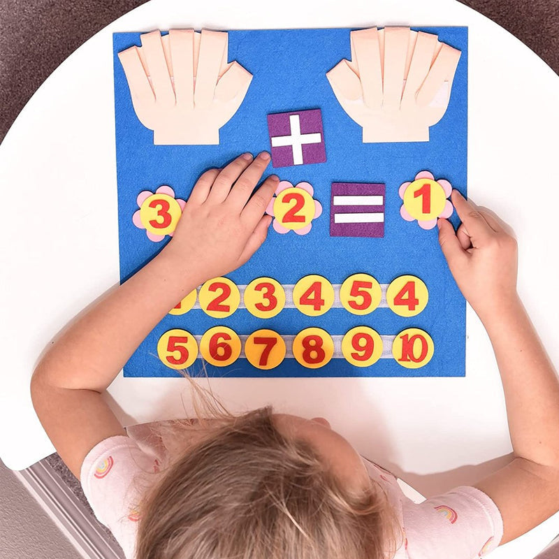 Skanto | Felt Finger Nummer Telle Leke