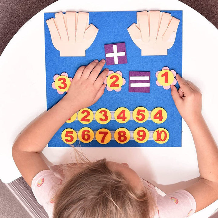 Skanto | Felt Finger Nummer Telle Leke