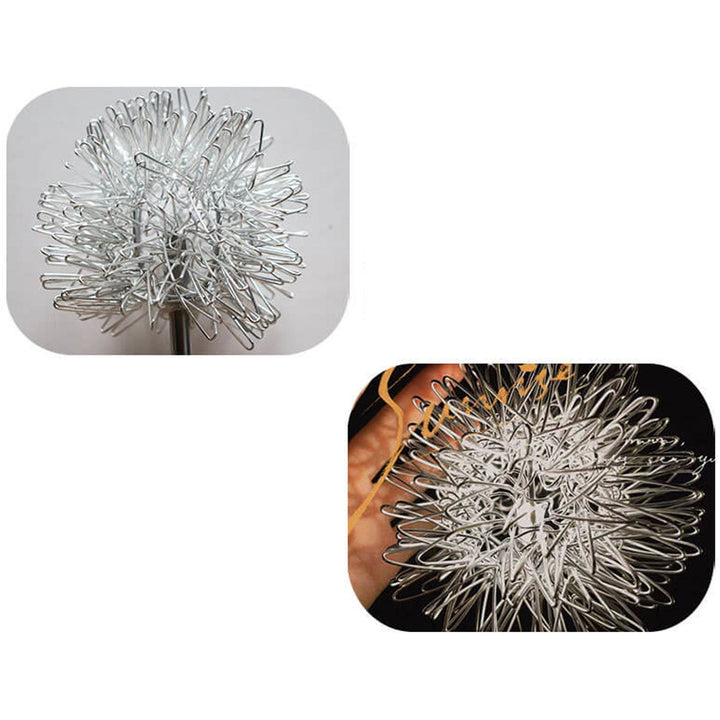 Solar Dandelion Aluminiumtråd Globe Lys LED Utendørs Vanntett Luminøs Hageinnsetting Bakkelys Landskapslys | Skanto