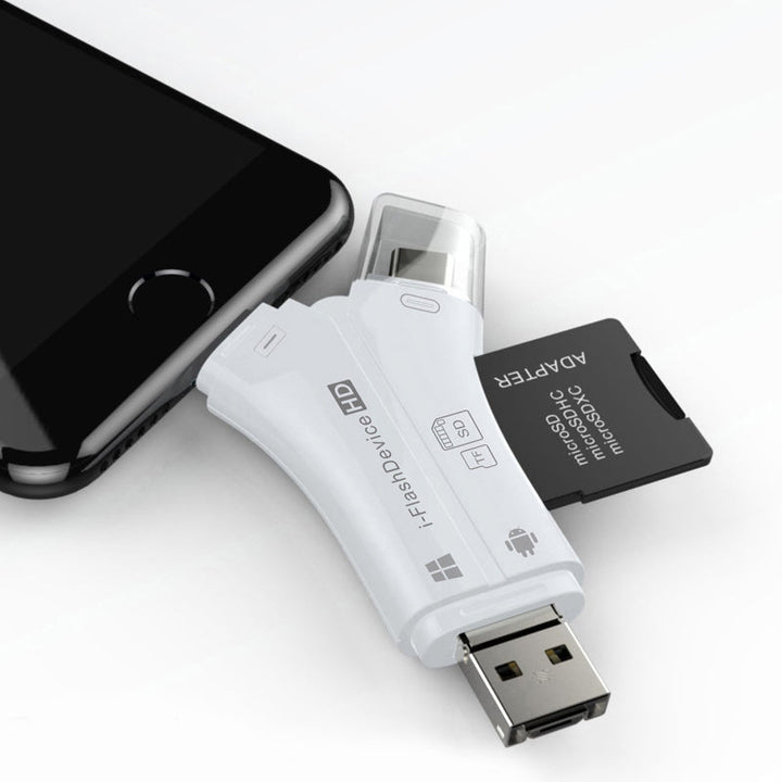 Ciaovie 4 i 1 Smarttelefon Kortleser | Skanto