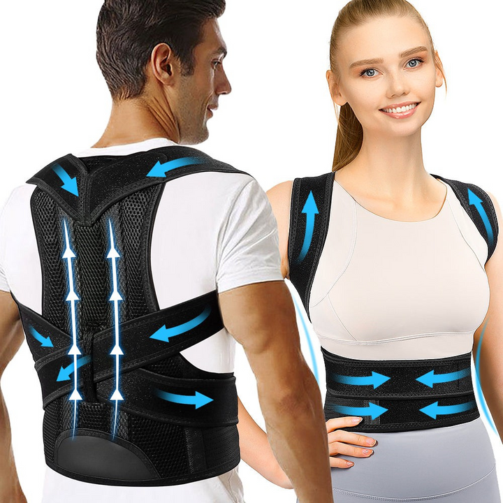 Skanto | Haltungs Korrigerende Ryggstøtte – Justerbart Lumbalstøtte Belte for Ryggsmerte Lindring & Ryggsøyle Justering | Unisex UK