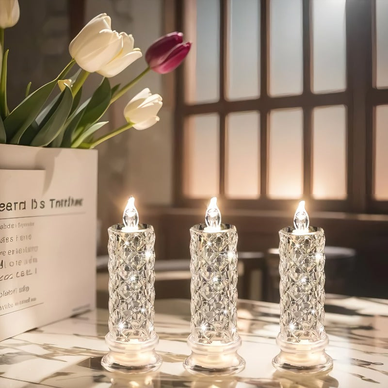 Skanto | Crystal Rose Lysestake - Romantisk sjarm uten å være rotete