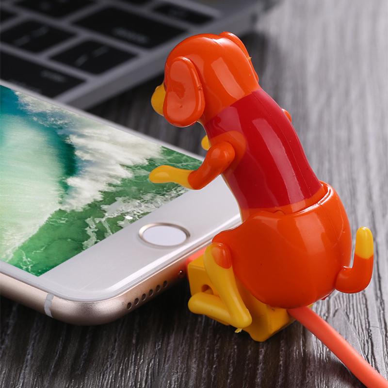 Skanto | Humoristisk Humpende Hund Rask Lader Kabel for iPhone