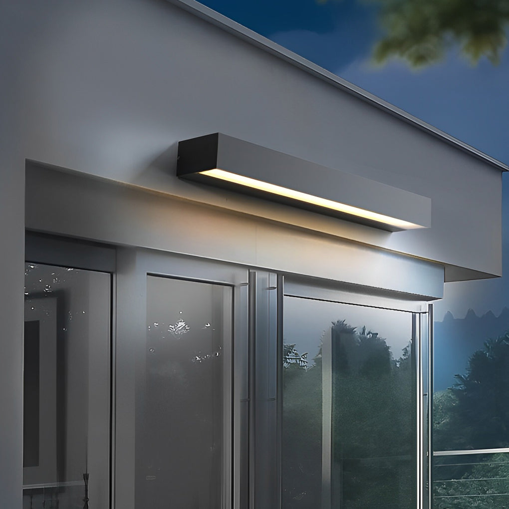 Skanto | Minimalistisk svart vanntett LED-stripe for fasadel belysning