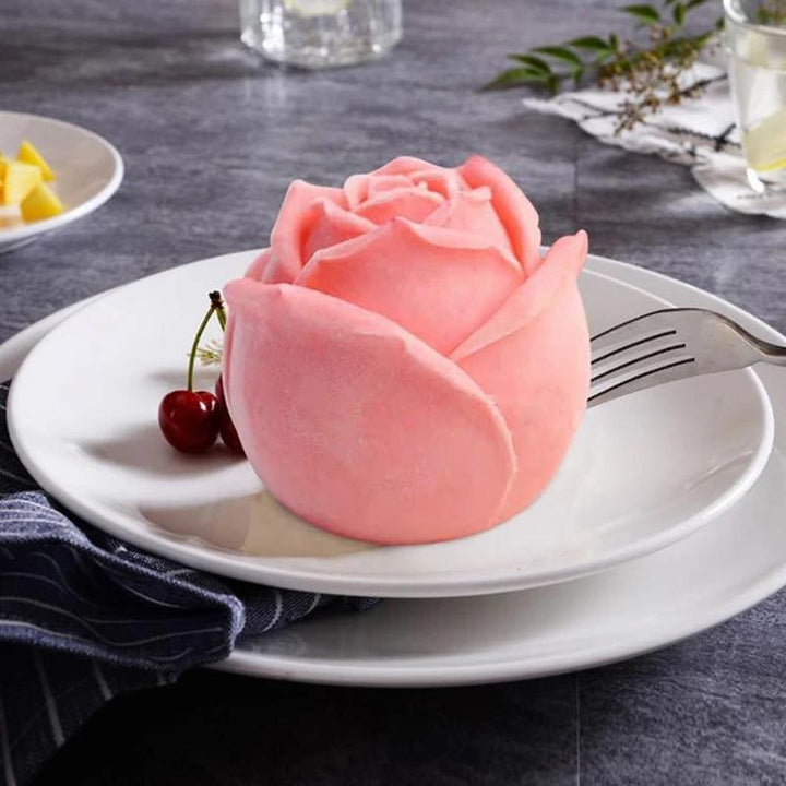 Skanto | 3D Silikon Rose Form Isbit Mold