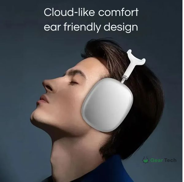 Skanto | PRO Trådløse Hodetelefoner | Krystallklar Lyd, Ultimat Komfort & Opptil 40 Timer Batterilevetid for Hjemmebruk og På Farten