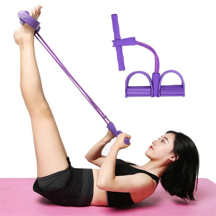 Skanto | Multifunksjonelle Pedal Motstand Elastiske Sit-up Bånd Pedal Treningsapparat Sit-up Trekk Tau