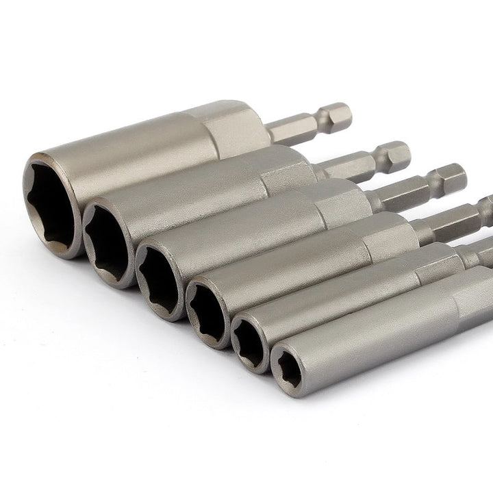 Skanto | Ekstra Dyp Hex Bit Socket Bolt Nut Driver Bit Sett