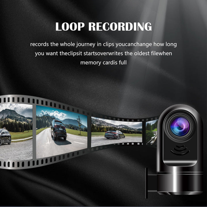 Skanto | 1080P HD Mini ADAS Dashcam med 360° roterende funksjon