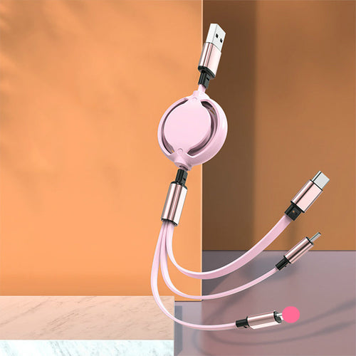 Skanto | 3 i 1 Hurtig Magisk Kabel Passer for iPhone