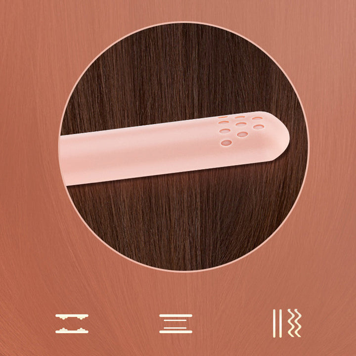 Skanto | HairFlex – Mini 2-i-1 krølle- og rettetang med keramisk belegg