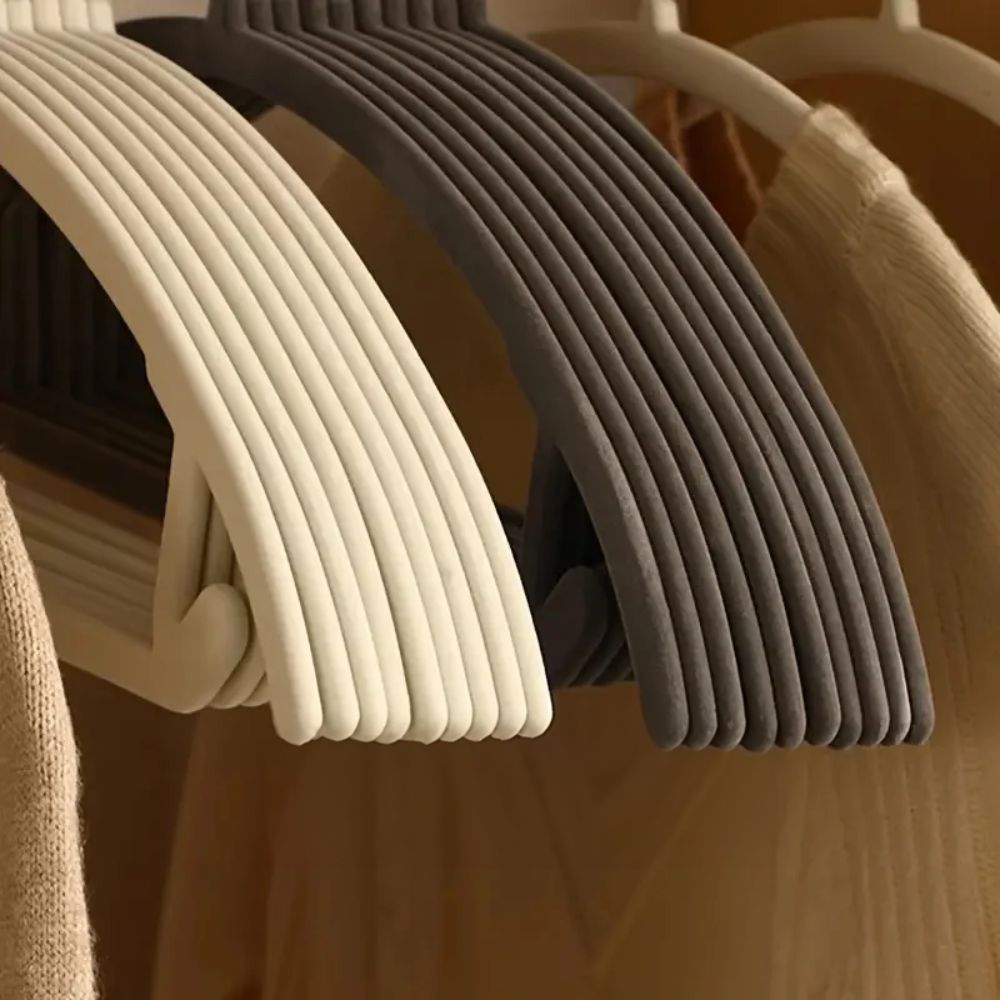 Skanto | Non-Slip Curve Kleshengere | Sett med 10
