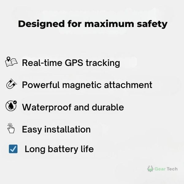 Skanto | GPS Tracker for Motorsykler | Vanntett, Magnetisk & Ingen Abonnement Kreves for Global Sporing