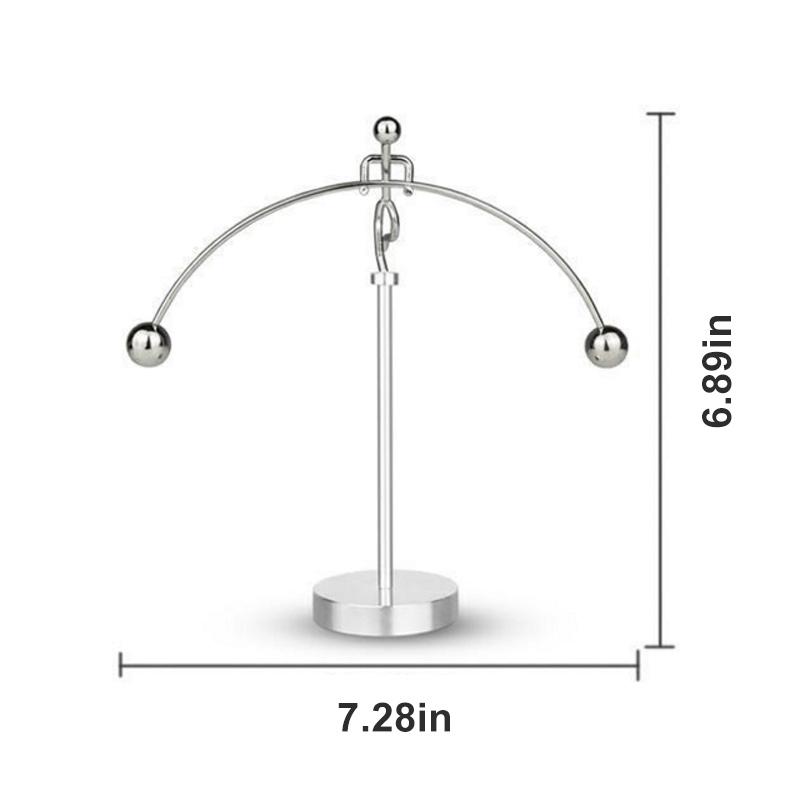 Jern Roterende Balanserende Mann Pendel Ornament for Meditasjon, Underholdning, Deor | Skanto