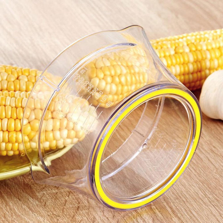 Cob Corn Stripper Med Innebygd Målebeger Og Rivejern | Skanto