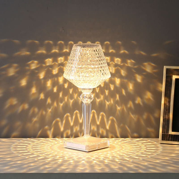 Skanto | Oppladbar Krystall Lampeskjerm Berørings LED Lampe