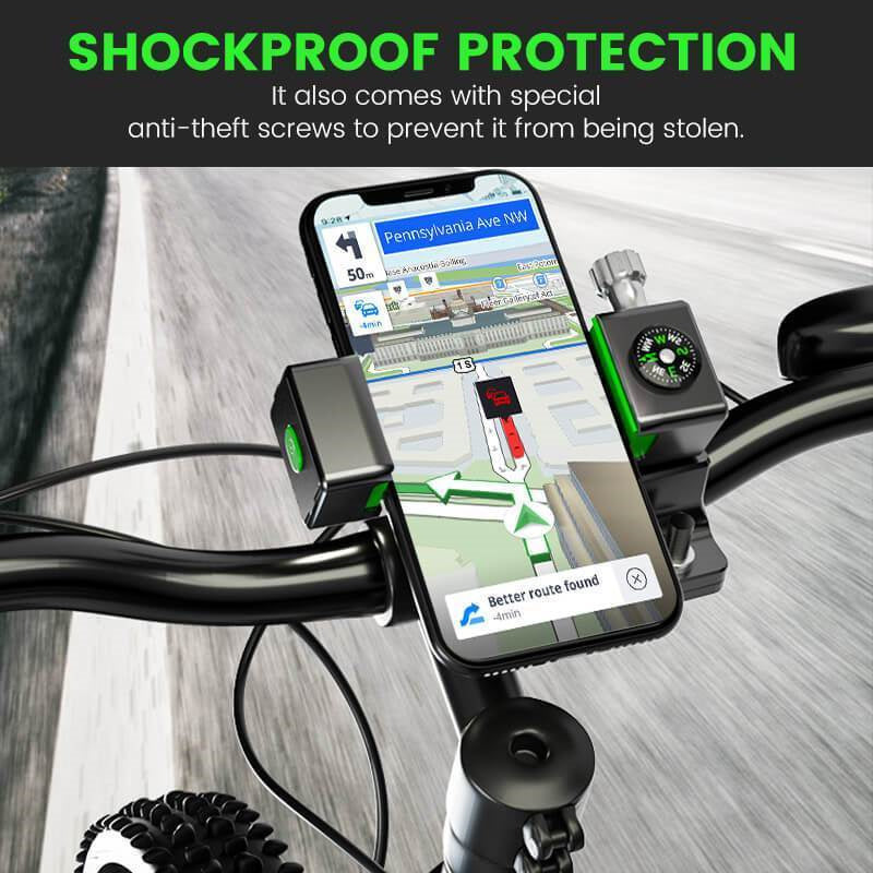 Skanto | Sykkel Belyst Kompass Telefonholder