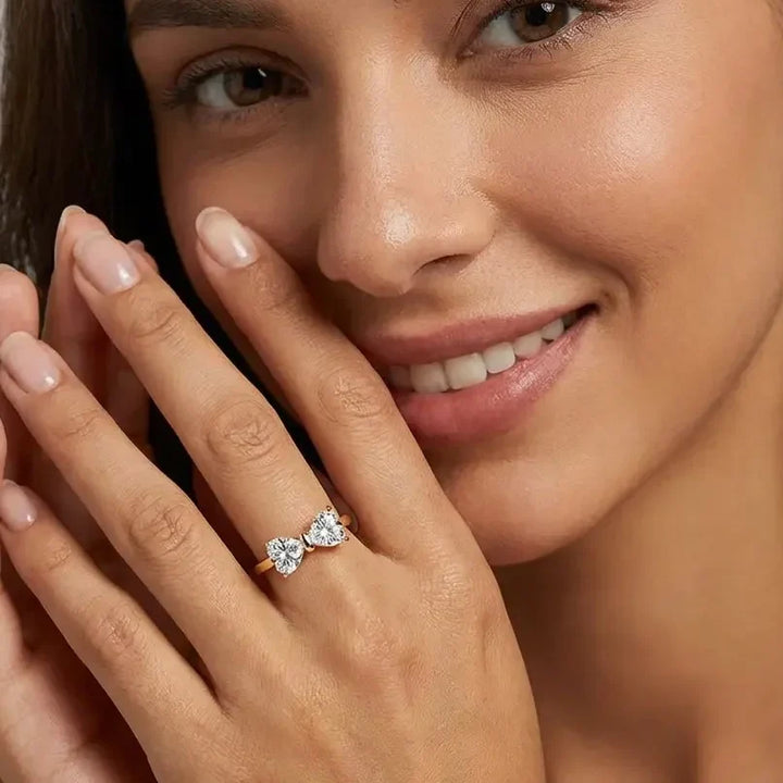 Skanto | S925 Moissanite Feminine Bue Ring