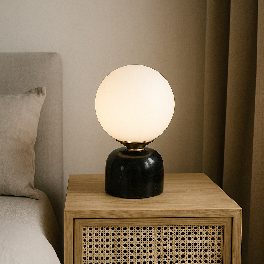 Skanto | Bordlampe i moderne design for stue eller soverom