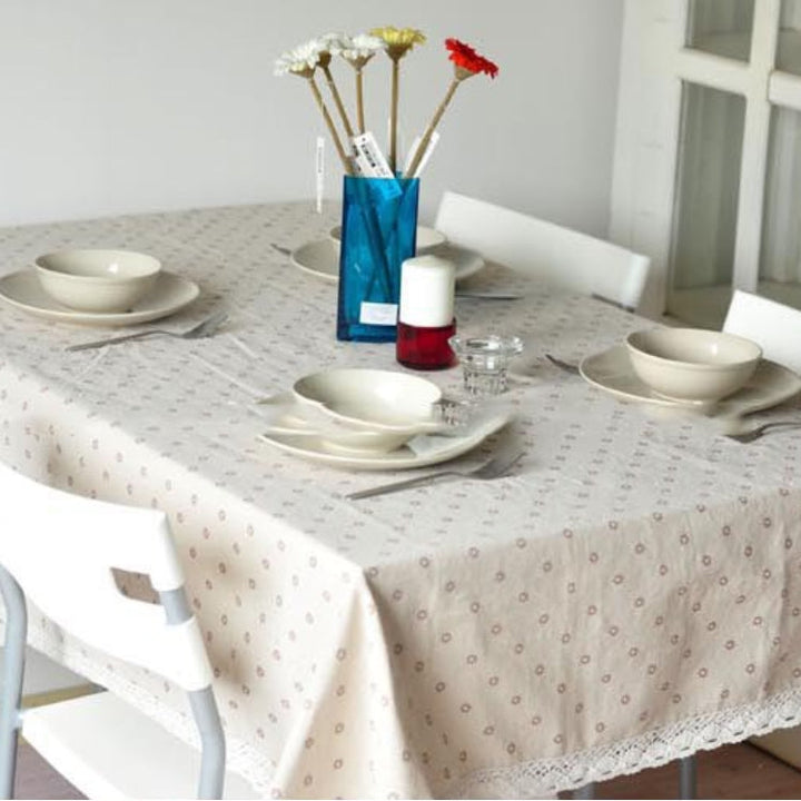 Skanto | Daisy Print Bomull Lin Tablett