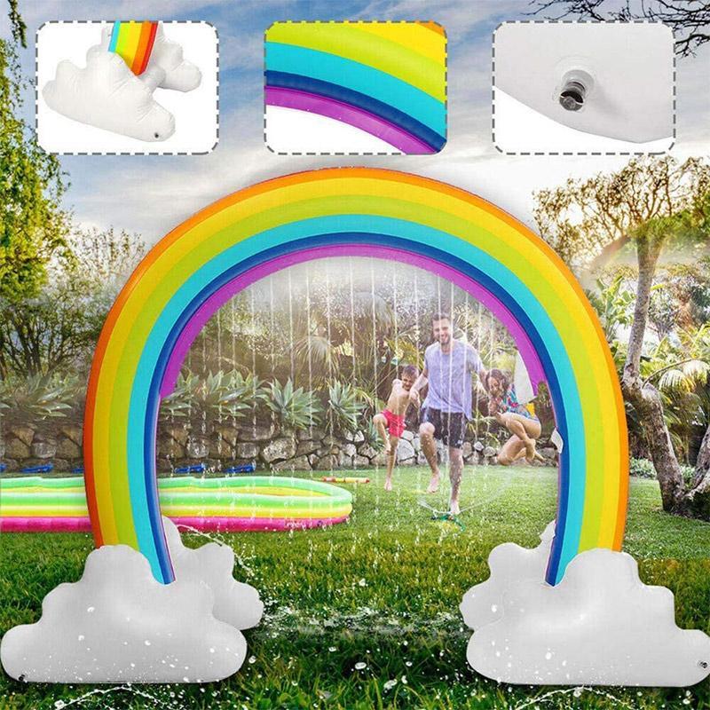 Rainbow Spray Bow Inflatable | Skanto
