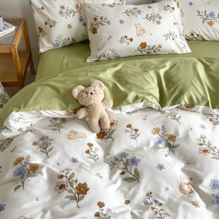 Skanto | Myk Floral Dyne Trekk for Elegant Soverom Dekor