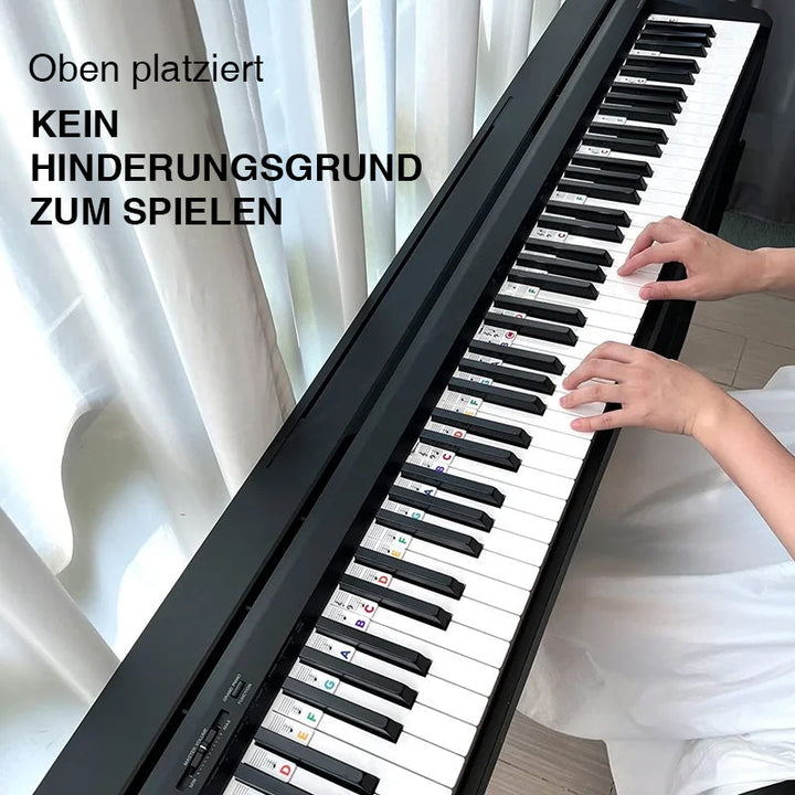 Skanto | Avtagbare piano-tastatur notetiketter