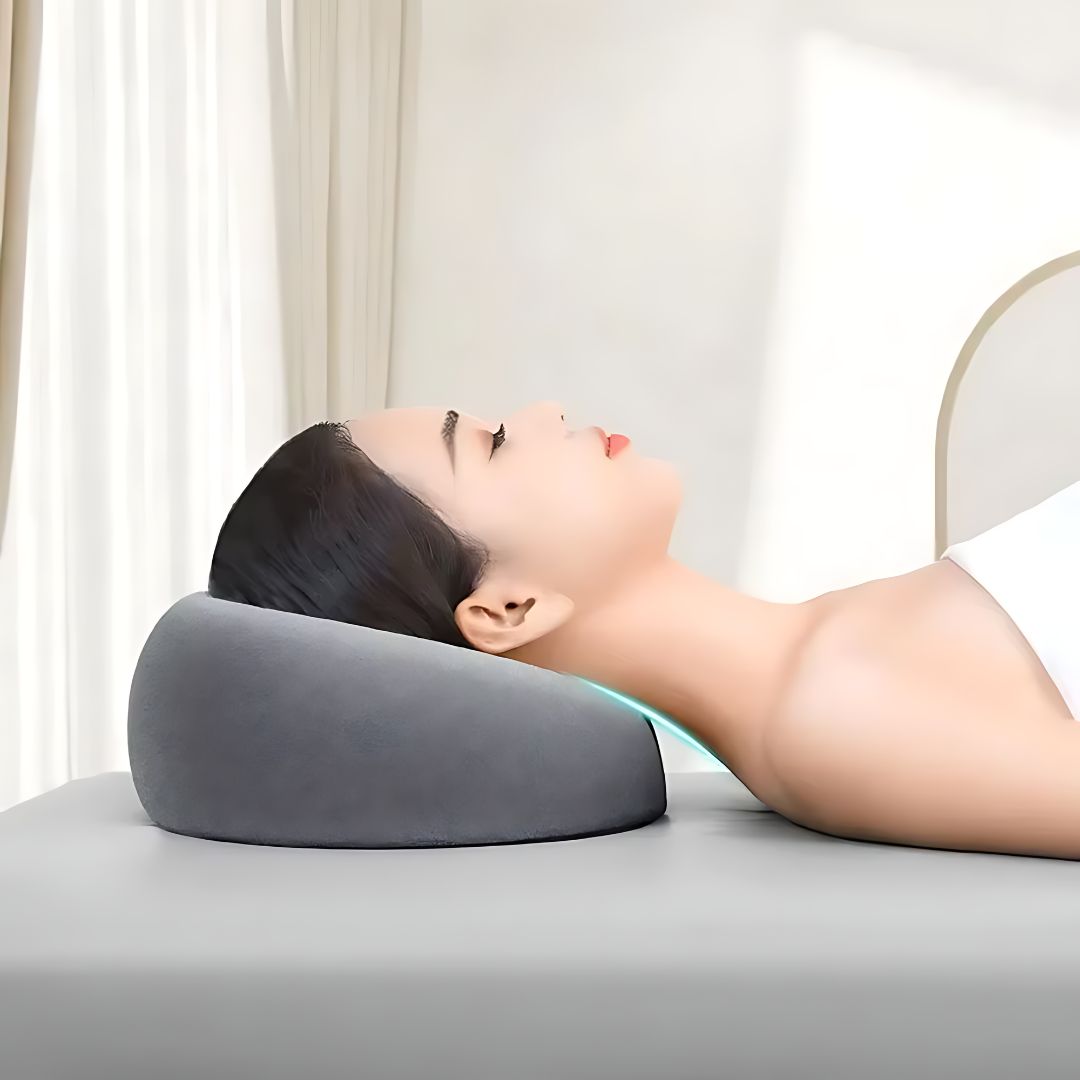 FaceEase | Face‑Down Pillow – Trykkavlastende støtte – Konturert minneskum – Ideell for massasje, skjønnhet og mage-sovende Skanto