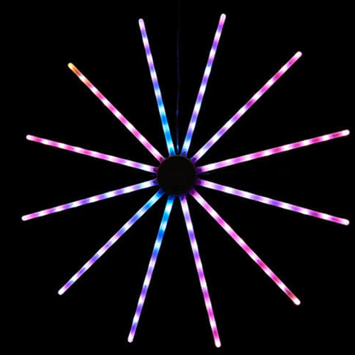 Skanto | Kreativ RGB Illusjon Vannmølle Fyrverkeri LED Lyskæde