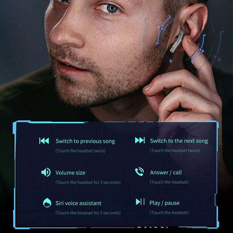 Skanto | Støydempende Digital Skjerm Bluetooth Hodetelefoner
