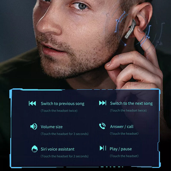 Skanto | Støydempende Digital Skjerm Bluetooth Hodetelefoner