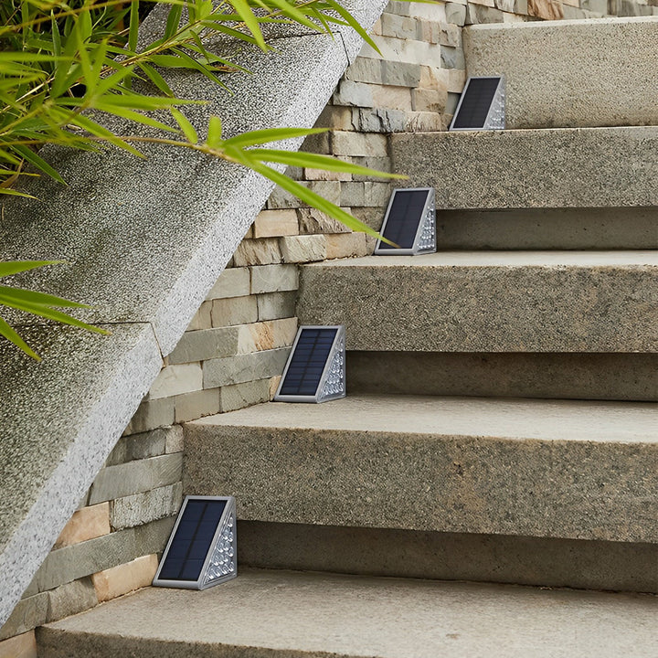 Trekantet Intelligent Vanntett LED Solutend Step Lighting | Skanto