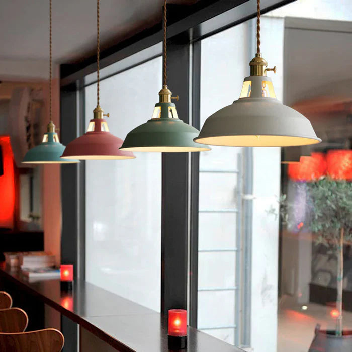 Industriell Retro Pendant Lampe - IronGlow | Skanto