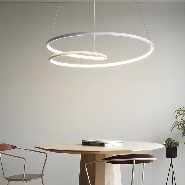 Skanto | Moderne dimbar LED-lampe - Høydejusterbar taklampe til spisestue og stue