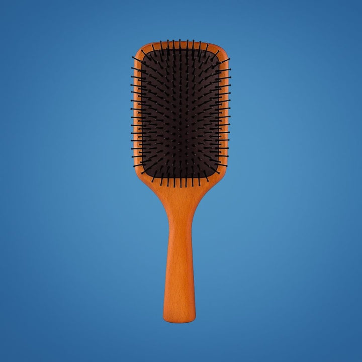 Static Detangling Brush – Frizz Control – Air Cushion Pad – Reduces Breakage – Adds Smooth, Shiny & Healthy-Looking Hair Skanto