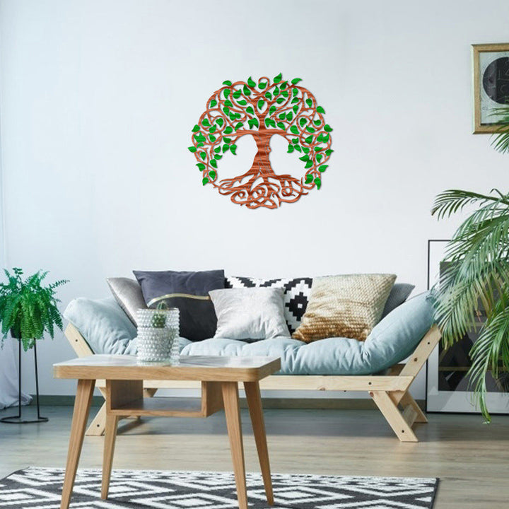 Skanto | Livets Tre - Metall Trevegg Kunst