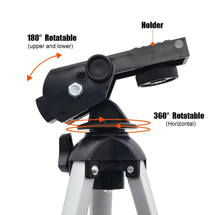 Skanto | Profesjonelt Astronomisk Teleskop | 70mm Apertur, 300mm Brennvidde & Enkel Oppsett for Stjernekikking og Naturutforskning