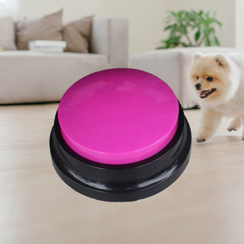 Fjernbar talende Easy Carry stemmeopptakslydknapp pet training Skanto
