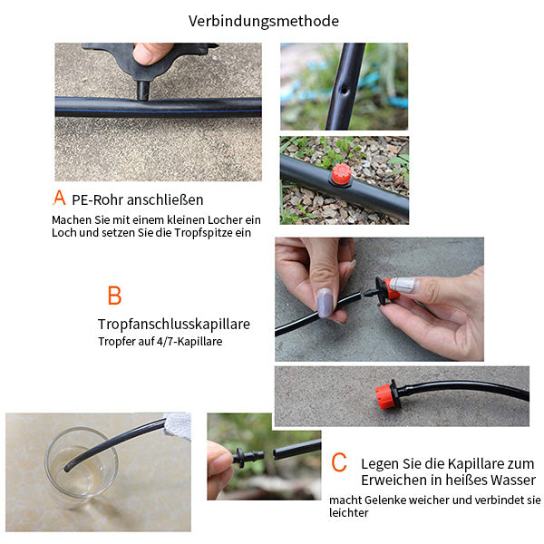 Justerbare dryppennodder for vanning | Skanto
