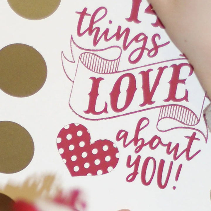 Skanto | Valentine's Scratching Advent "14 Ting Jeg Elsker Med Deg!"