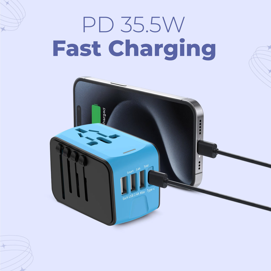 All-in-one Universal Travel Power Adapter Skanto