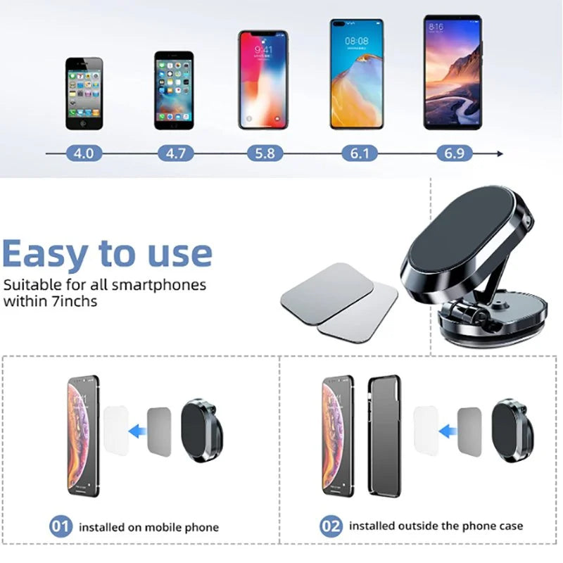 Skanto | Magnetisk Telefonholder for Bilen