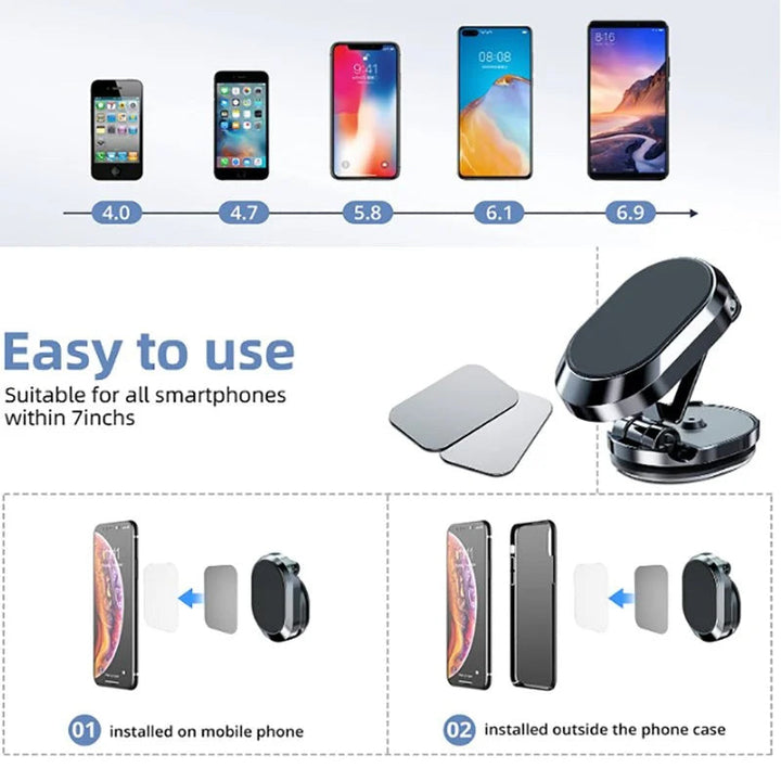 Skanto | Magnetisk Telefonholder for Bilen