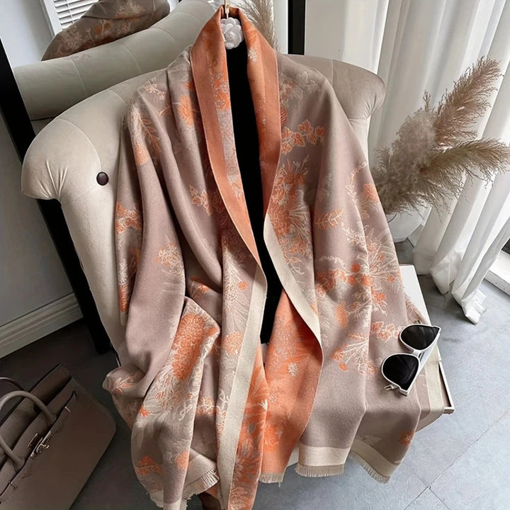 Skanto | Nuvé Floral Myk Dobbeltsidig Skjerf