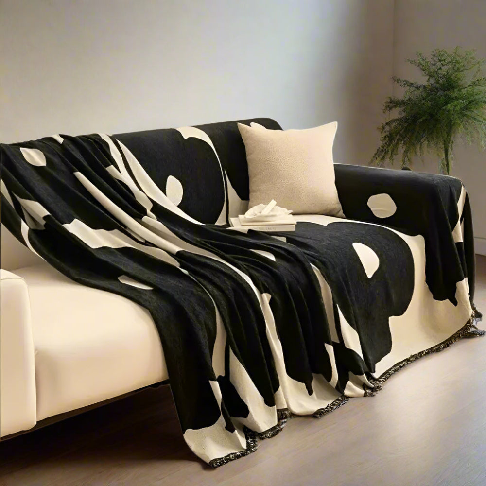 Skanto | Monaco Vevd Moderne Kunst Sofa Trekk