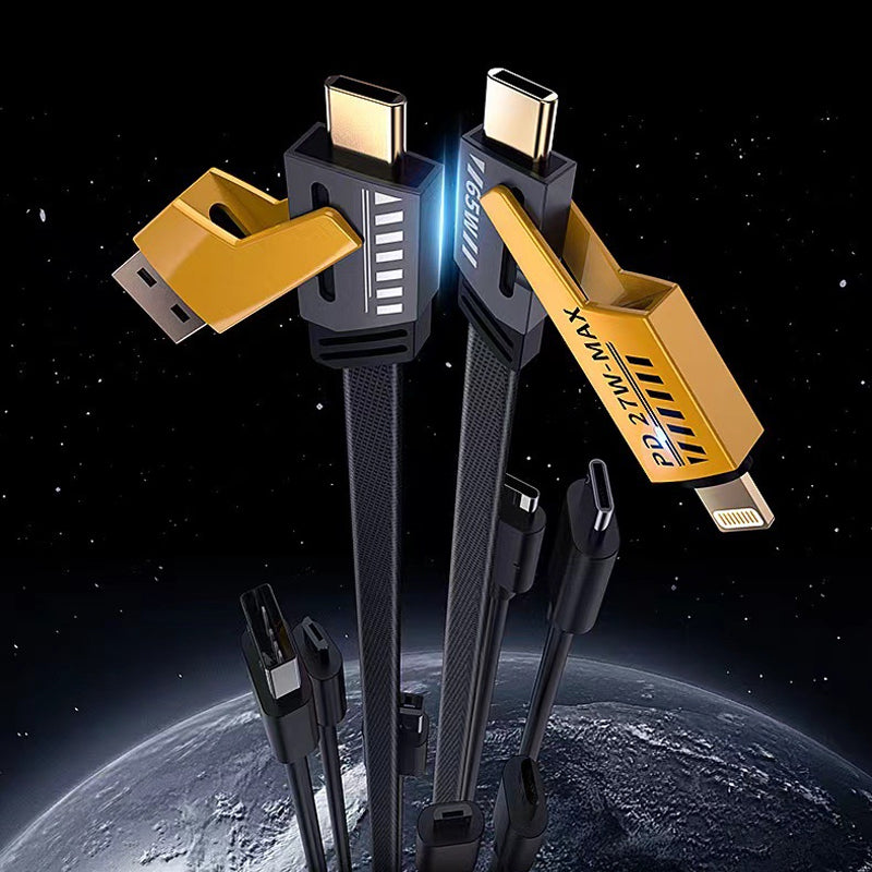 4 i 1 PD 65W Hurtigladekabel | Skanto